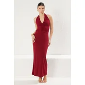 Trendyol Milla Ženska haljina Twoss25El00096, Bordo