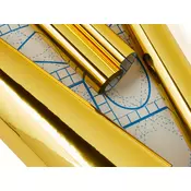 Tapet samolepljivi rolna 50x300cm 50my Sadipal Fabriano S0012239 metalik zlatni (oro)
