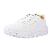 Skechers Patike za devojčice Uno lite rainbow speck gg, Bele