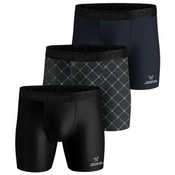 Bokserice Björn Borg Shorts Per BB Tennis Net 3P - black beauty