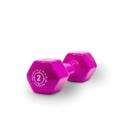 Power System Vinil Dumbell 2 kg vijolična