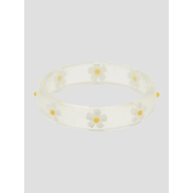 Pura Vida Daisy Resin 6 Ring clear