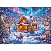 Alipson Puzzle - Puzzle Božična koča - 500 kosov