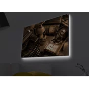 Opviq Slika na platnu sa LED osvetljenjem 45x70cm