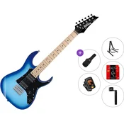 Ibanez GRGM21M-BLT Standard SET Blue Burst Elektricna gitara