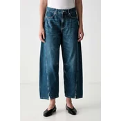 BOSS Jeans hlače Diana 50564404 Modra Relaxed Fit