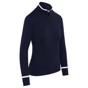 Ženska majica Callaway Thermal Long Sleeve Colourblock Top Peacoat S