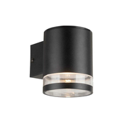 LED solarno zidno svetlo za spoljašnju upotrebu sa senzorom LED/1W/3,7V 3000K IP54 crno