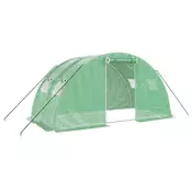 Staklenik s celicnim okvirom zeleni 8 m2 4 x 2 x 2 m