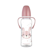 Canpol babies flasica cute animals sa ruckama 250ml (11/845) - pink ( 11/845_pin )