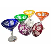 Marika Barvni kristalni kozarci za martini 110 ml Olive Grinder