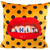Blazina TOILETPAPER SHIT, 50 x 50 cm, oranžna, Seletti