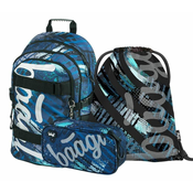 BAAGL 3 SET Skate strukture: nahrbtnik, peresnica, torba
