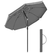 Songmics Senčnik premera 160 cm modre barve