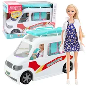 slomart Mobilna bolnišnica LEAN TOYS Ambulanta z nosili