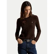 Polo Ralph Lauren Pulover 211971865507 Rjava Slim Fit
