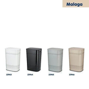 Kela Koš za perilo KL-23964 Malaga metal black seat 39.5x29.5x57.5cm