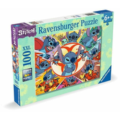Ravensburger puzzle - Stitch In my own world - 100 delova