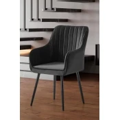 Hanah Home Set stolica Nova, 46x89x44 cm, 2 komada, Antracit