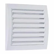 ZRAČNIK BREZ REGULACIJE VAFRA PVC FASADNI 190X190 KVADRATNI NA VIJAKE
