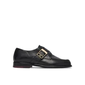 Tommy Hilfiger Nizki čevlji Th Buckle Moc Toe Loafers FW0FW09536 Črna