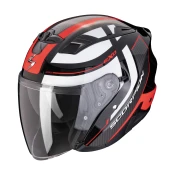 Otvorena motociklisticka kaciga SCORPION EXO-230 PUL crno-crvena rasprodaja