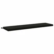 Vidaxl Blazina za klop SOEST 100% poliester Črna 160 x 40 x 5 cm