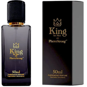 Phero Strong King sandalovina oljka moški parfum s feromonima močna in hipnotizirajoča dobiti več pozornosti da se v svoji koži počutite bolj vzbujajte zaupanje stike bodite avtoriteta 50ml