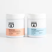 DogBarKode Paket Mobility + Multi Chew, podpora imunskemu sistemu, sklepom in prebavi, naravni mehki priboljški z glukozaminom, probiotiki, konopljo in vitamini, mobility+multi