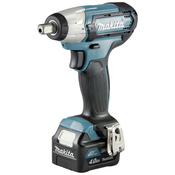 Makita Makita TW141DSMJ akumulatorski udarni vijačnik 145 Nm 12 V Število vključenih akumulatorjev 2 4 Ah vklj. polnilnik, (21522772)