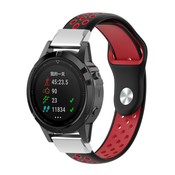 Silikonski pas za uro Garmin Approach S60 Dots s priborom za menjavo - rdeč