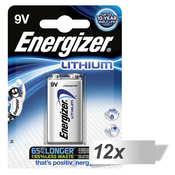 12x1 ENERGIZER Ultimate Lithium 9V Block 1er Blister