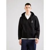ARMANI EXCHANGE Jopa na zadrgo črna
