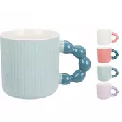 shumee Pastelna porcelanasta skodelica z ročajem 340 ml 1 kos.