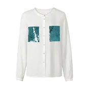 heine Bluza ecru/modra