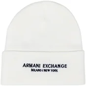 Armani Exchange za moške. XM001637AF16950U0009 ASV Milano kapa umazano bela (OSFA), Priložnostno, Poliester