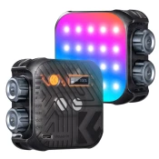 K&F RGB Full Color Light Built-in Battery 21 Lighting Effects Black