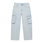 Pull&Bear Kargo kavbojke svetlo modra