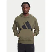 Adidas Muški duks M Bl Ft Hd, JE8892, Maslinasti