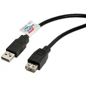Roline USB 2.0 A-A podaljšek, 0,8 m