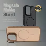 Torbica Magsafe Matte Shield za iPhone 16 Pro Max 6.9 braon