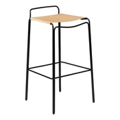 Rjav barsko stol (višina sedeža 77 cm) Paz – DAN-FORM Denmark