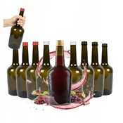 shumee 10 steklenic olivnega vina Gloria 500 ml, steklenička za likerje, vinski kis, sok