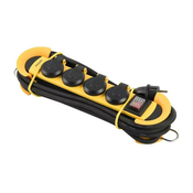 Philips SPN5140YB/60 - Podaljšek s stikalom 4Z 3m IP44