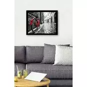 Wallity Dekorativna uramljena slika, 41x56cm, Šarena