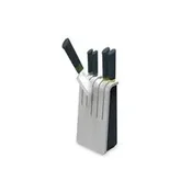 Joseph Joseph Komplet 5 nožev v bloku Duo Joseph Joseph Santoku za sadni kruh