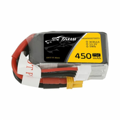 Tattu 11.1V 75C 3S 450mAh Lipo Battery Pack With XT30