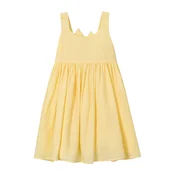 Mayoral Poletna obleka 3925 Rumena Regular Fit