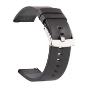 BStrap Fine Leather pašček za Xiaomi Haylou Solar LS05, black