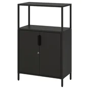 TROTTEN Omarica z vrati, antracit, 70x35x110 cm